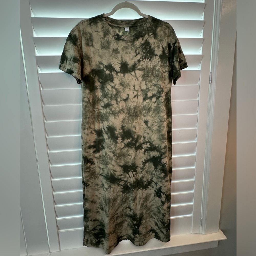 Old Navy Cotton Tie-dye T-Shirt Dress